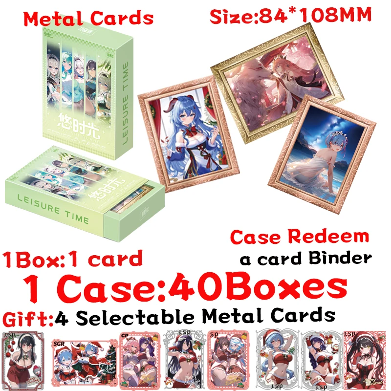 

Wholesale Newest Leisure Time Waifu Goddess Story Collection Card Swimsuit Bikini Booster Box Habbies Gift