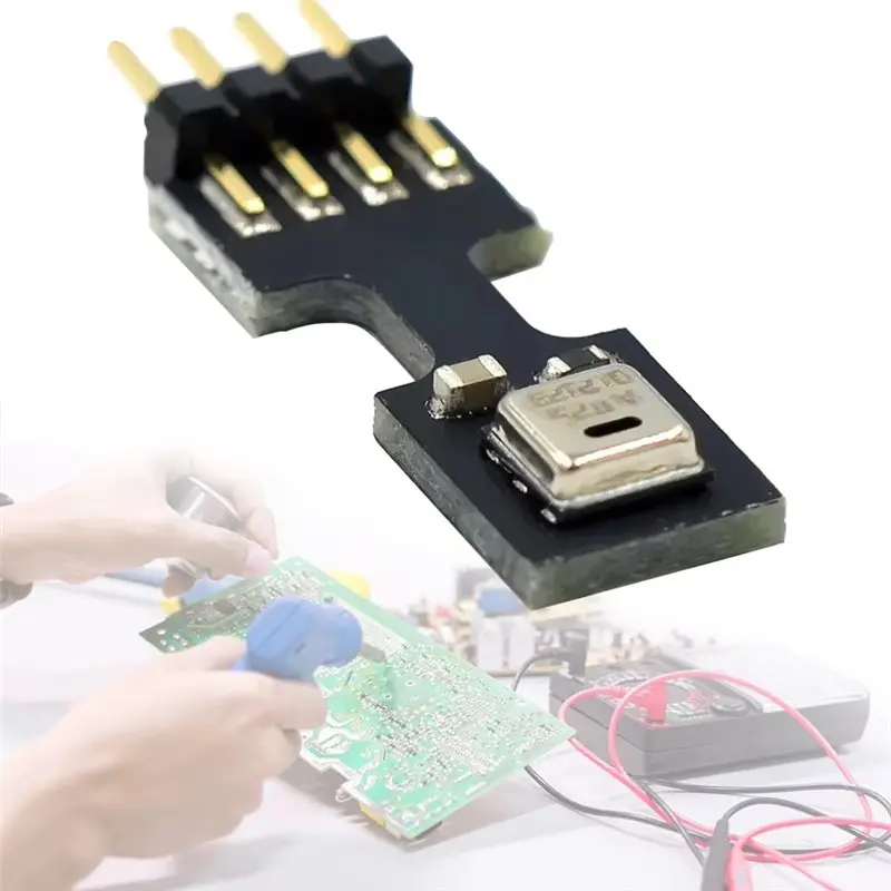 [B24B!】 AHT25 Integrated Temperature And Humidity Sensor-10Pcs Waterproof Dustproof Pin Type/ASAIR For Temperature Compensation