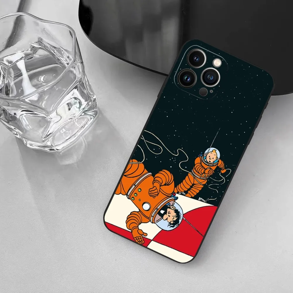 The Adventures of Tintin Phone Case for iphone 13 11 15ProMax 14 12 Pro Xs Max Mini Xr X 7 8 6 6s Plus Shell Coque