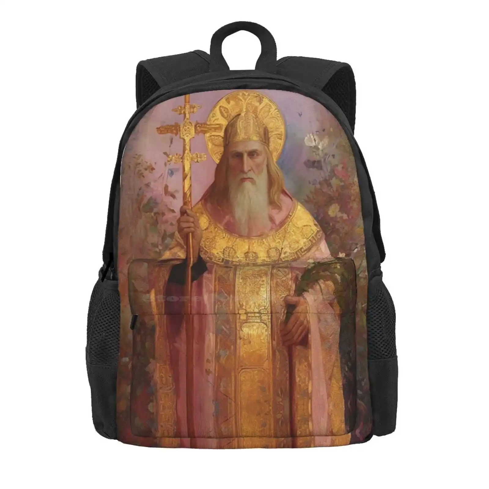 Saint Thorlak Of Iceland Hot Sale Schoolbag Backpack Fashion Bags Catholic Art Catholic Saints Religious Art Faith Based Art