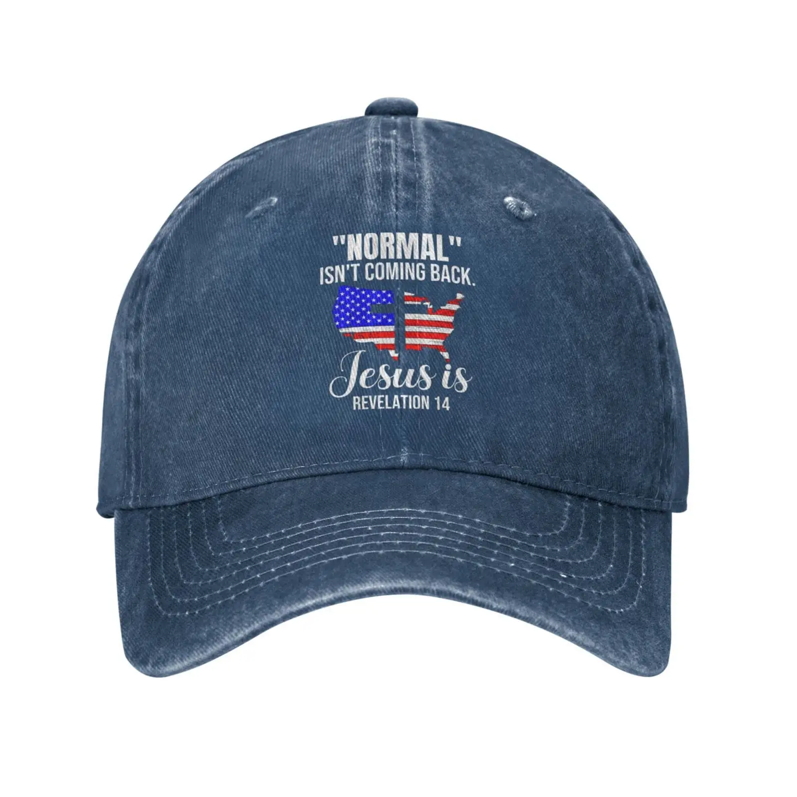 

Jesus Hat Hat Normal Isn't Coming Back Jesus is Revelation Cap for Women Baseball Hat Trendy Cap