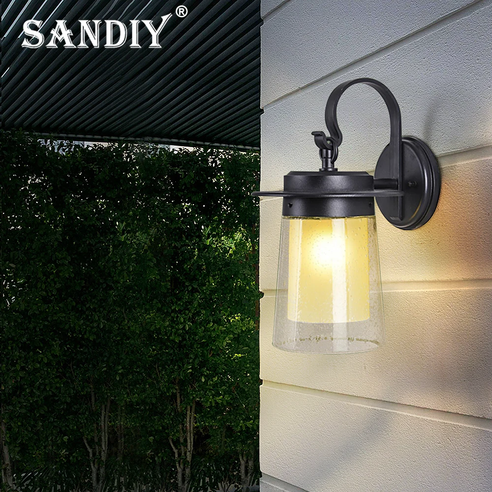 2024 Europe Outdoor Lighting Wall Lamp Waterproof Industrial Decor Outside Light With LED Retro for Garden Patio Garage Door