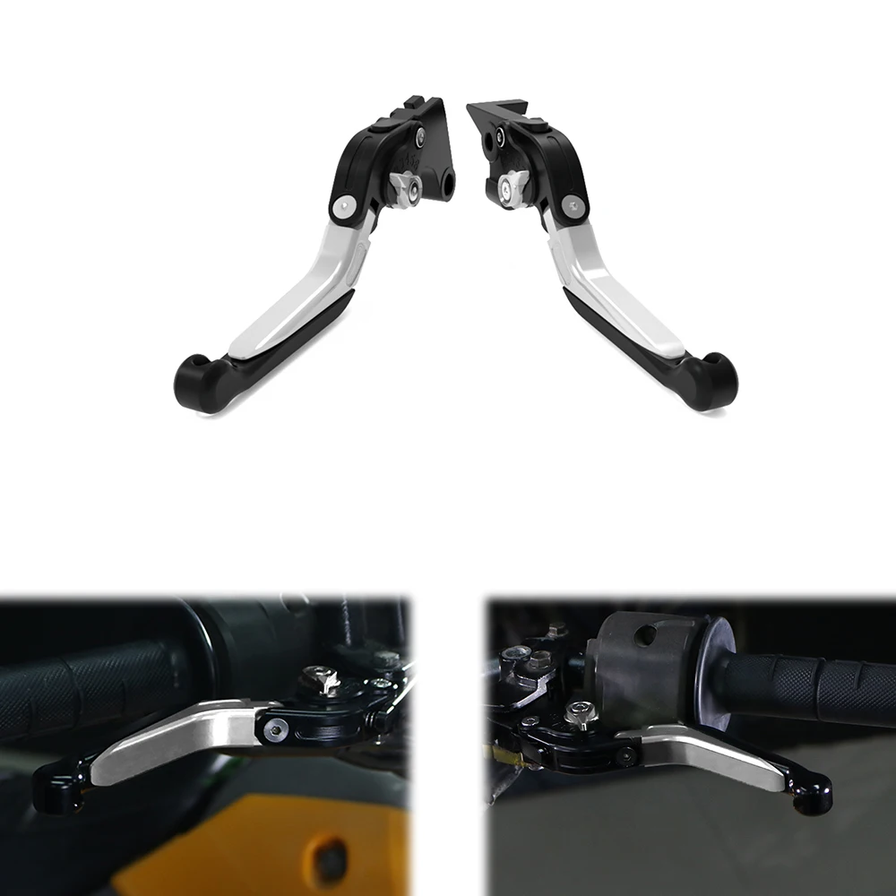 

Motorcycle CNC Brake Clutch Levers For Yamaha FZ1/FZ1N FZ6/Fazer FZ8/Fazer XJ6/Diversion XSR700 Adjustable Folding Extendable