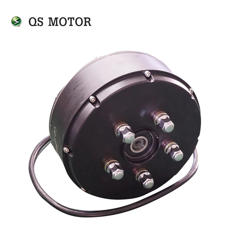 QS Motor E-Car Motor 2000W 205 50H V3 Type BLDC Brushless Hub Motor Single Shaft Hub Motor For Electric Car And Golf Car