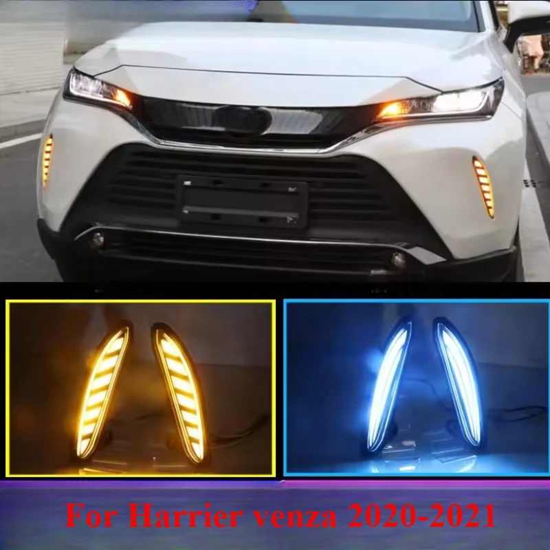 

Для Toyota Harrier Venza 2021-2022 DRL светодиодные передние противотуманные фары модифицируют дневные ходовые огни для Toyota Venza 2021-2022 2 шт.