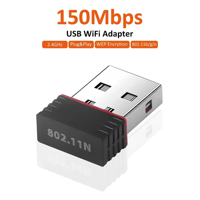 USB Network Signal Reception Mini Driver-free Wi-Fi Adapter For Laptops PC Deskop Computer 2.4GHz Network Card USB Plug and Play
