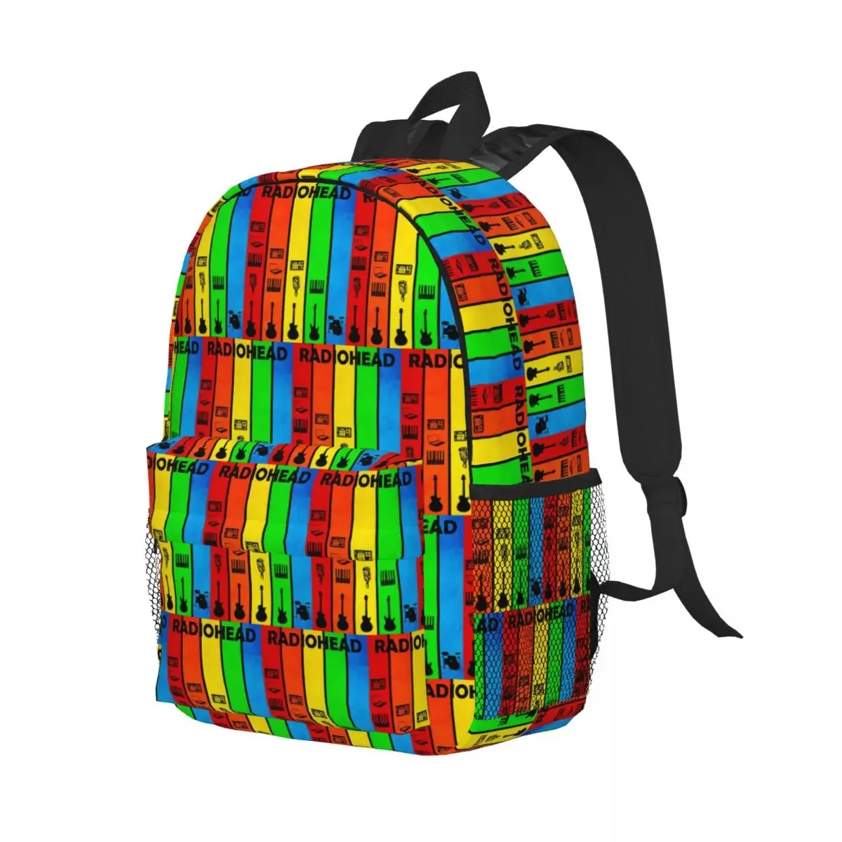 

Radiohead Band Music Backpack Student Boys Girls BookBag Kids School Bag Computer Shoulder Bags for Men Women