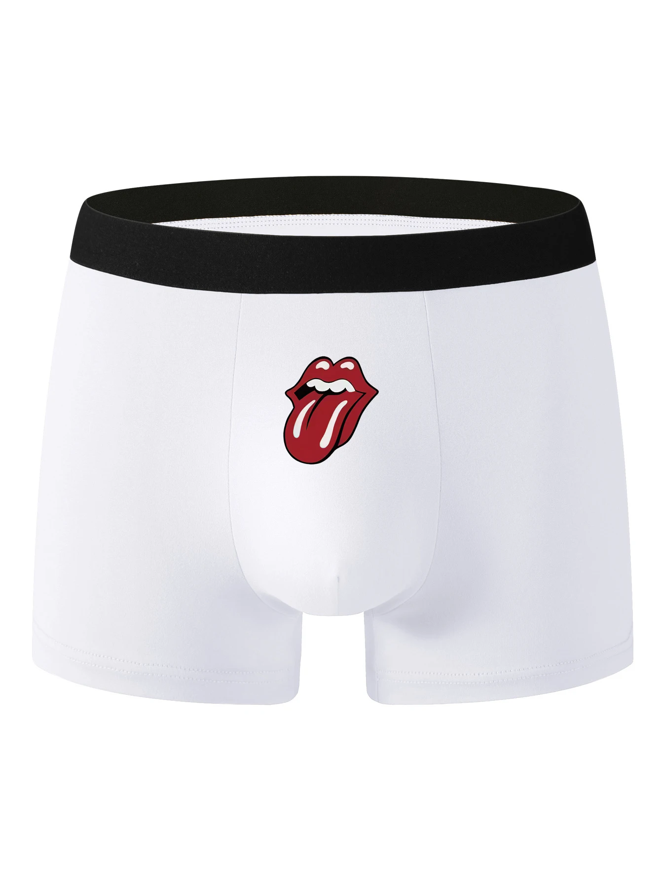 

For the autumn of 2025, men's must-have fashionable and versatile underwear with simple black cartoon prints