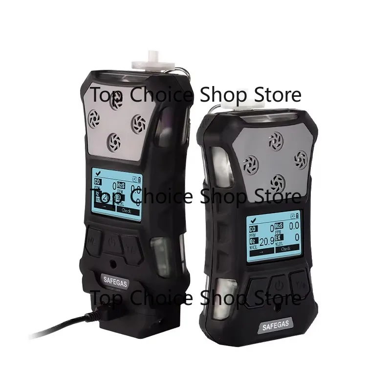 Chemical Manufacturing Plant IECEX ATEX Certified CO S-O2 NO O2 With Sound Light Vibration Alarm G-as Detector