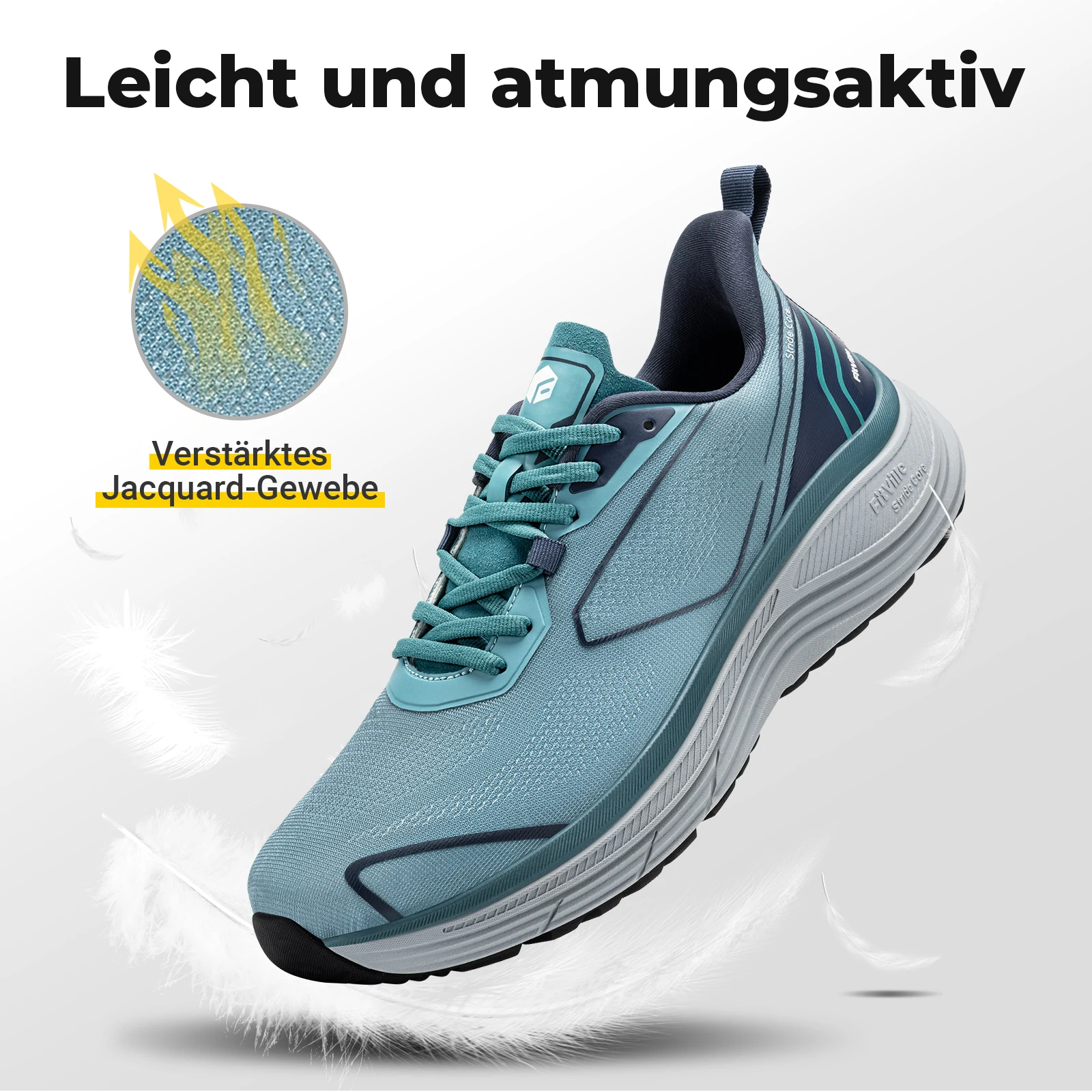 FitVille Sports Running Shoes Extra Wide Cushioning Jogging Shoes For Men Tennis Casual Men Sneakers Comfortable Footwear