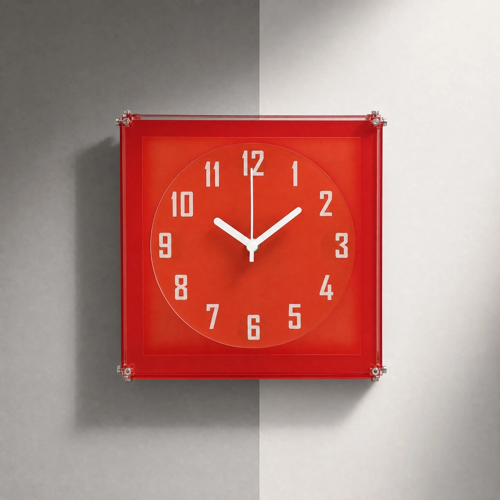 Wall Clock with Silent Mechanism Modern Battery Powered Wall Clock Sturdy Eco Friendly for Living Room, Bedroom
