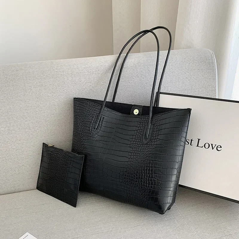 

Large PU Leather Shoulder Bag for Women Fashion Trend Designer Female Fashion Handbags Purses Tote Bags Crossbody Bags for Women
