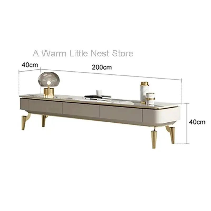

DrawersTv Cabinet Storage Modern European Style Design Trendy Tv Stands Premium Elegant Mueble Tv Salon Living Room Furniture