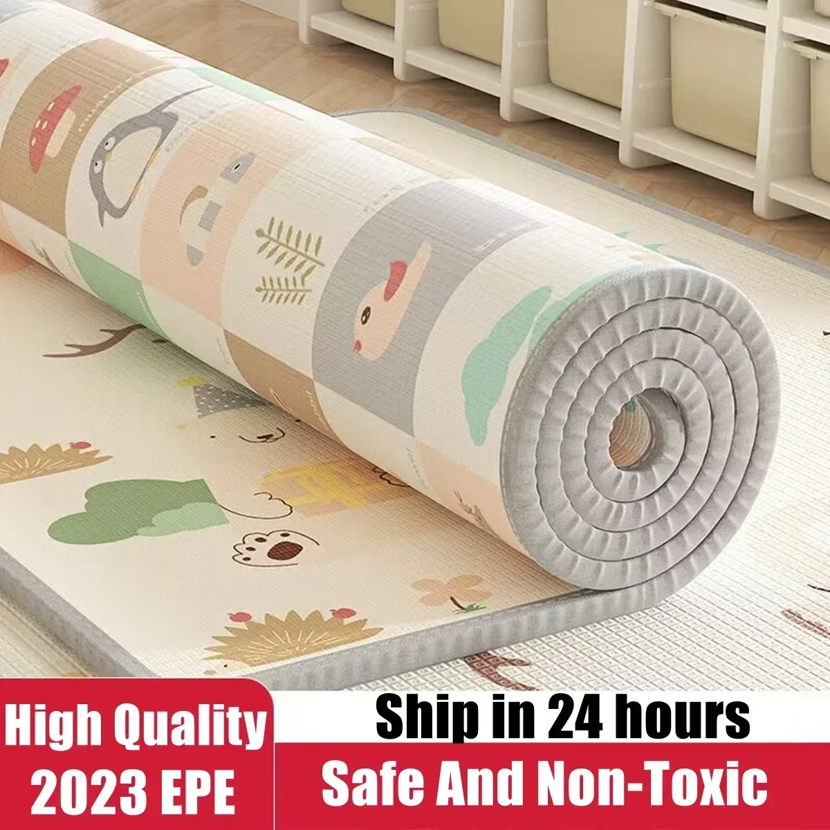 Multiple size options Baby Play Mats Non-slip Baby Puzzle Play Mat Portable Climbing Pad Foam Pad EPE Parlor Game Blanket