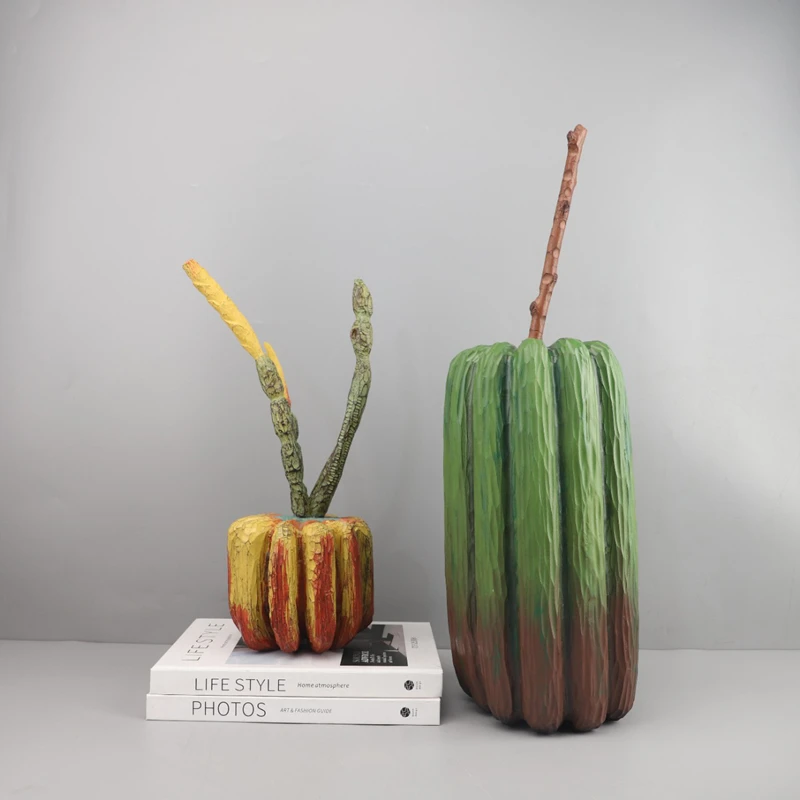 

Resin Colorful Fruit Ornaments Other Home Accessories Creative Pear Pumpkin Shape Resin Handicrafts