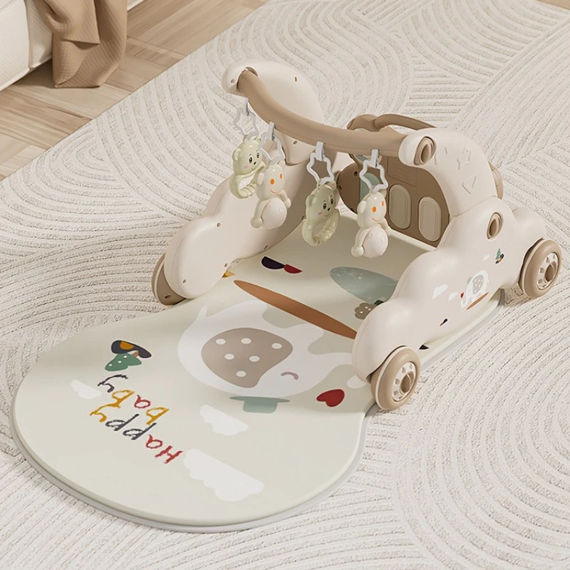 Ginásio de atividades para bebês com piano Kick & Play, andador de desenvolvimento para recém-nascidos e brinquedo de fitness, conjunto de presente de aprendizagem precoce para bebês