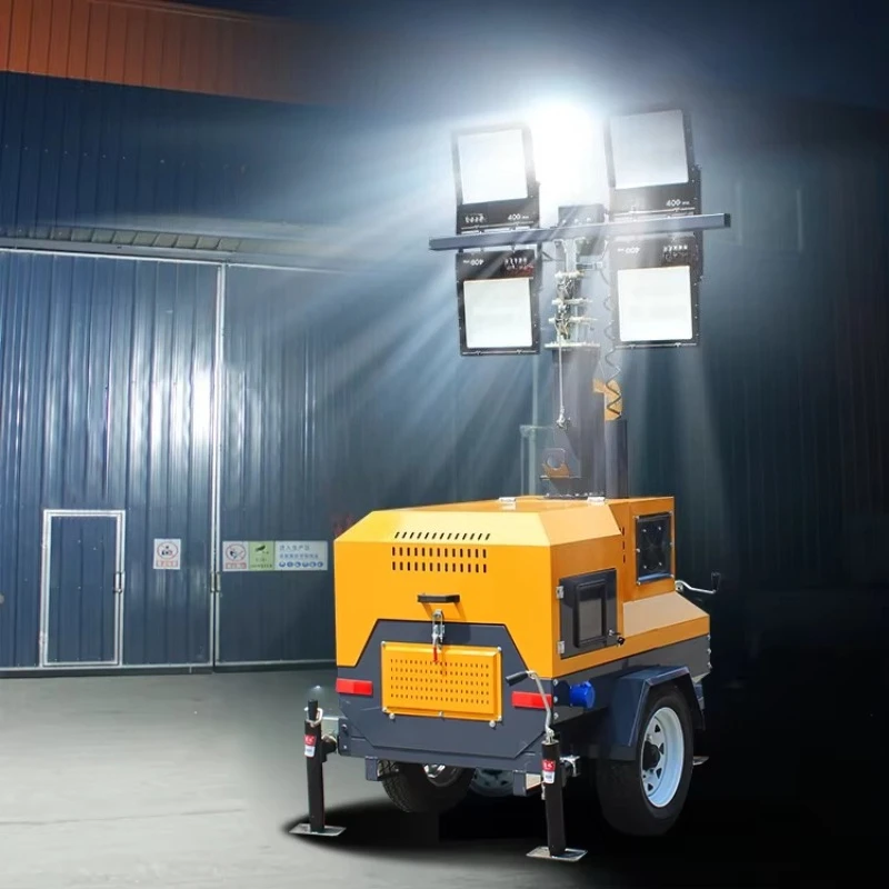 

Мобильные/прицепные гидравлические дизельные осветительные вышки с LED-подсветкой 4-9 м