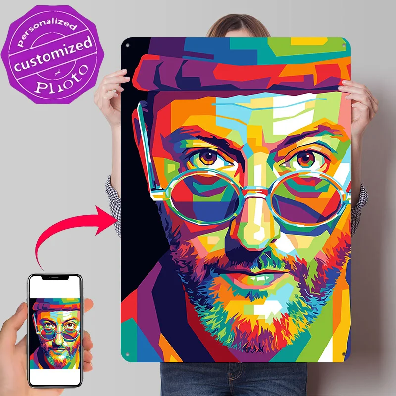 Steve Jobs Pop Art Portrait Metal Poster Perfect Gift for Fans Lovers Personalized Wall Art Metal Sign for Office Decor Room