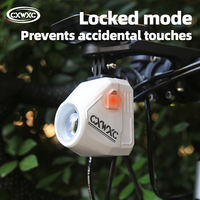CXWXC 1600 Lumens Bicycle Wireless Remote Control Headlight MTB Road Bike IP66 Waterproof 4000mAh Long Lasting Front Light