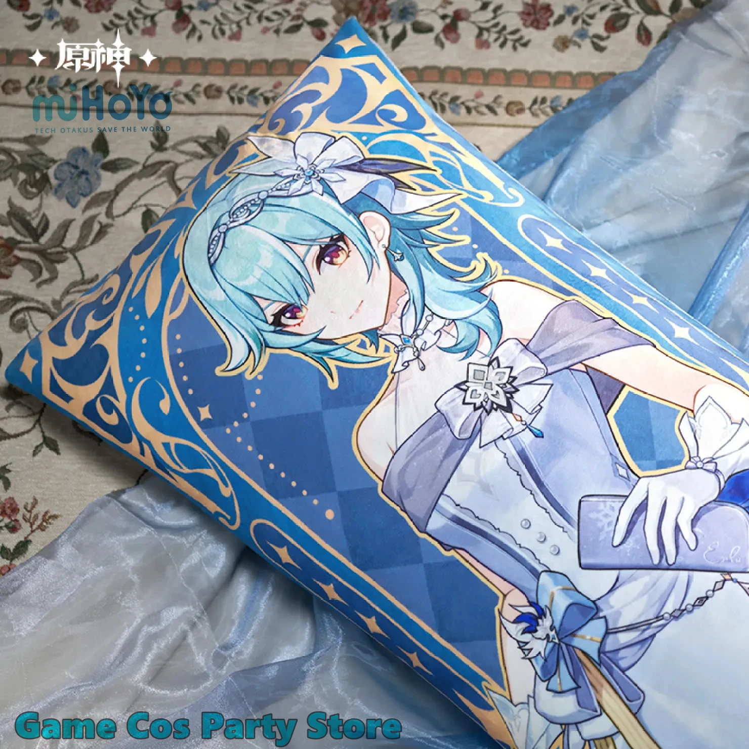 [Genuine] Genshin Impact [RESPLENDENT FEAST] Doujin Pillowcase Wanderer Alhaitham HD Pillow Cover Eula Cosplay Prop 50x160CM