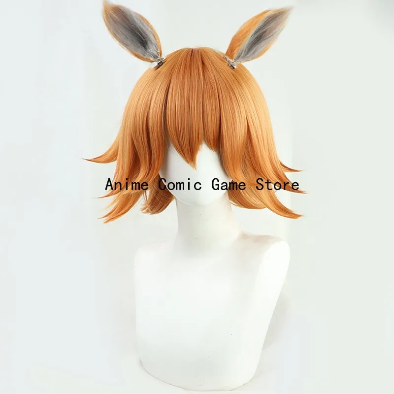 IN Stock Matikanefukukitaru Cosplay Wig Uma Musumee Pretty Derbyy Cosplay Tail Synthetic Hair Heat Resistant Fiber Wigs+wigs Cap
