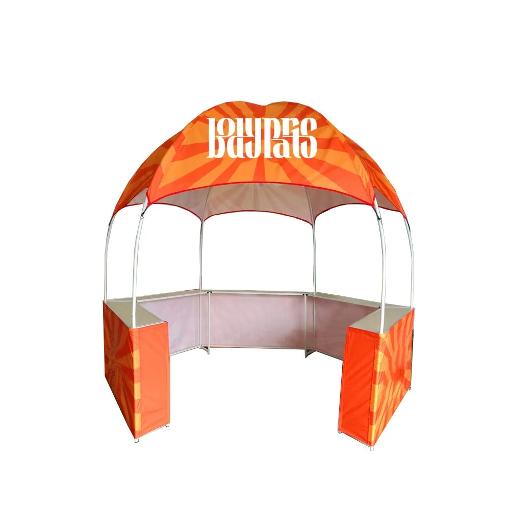 rj-Promotion Tent Custom Trade Show Outdoor 3x3m Kiosk Dome Tent for Promotion%