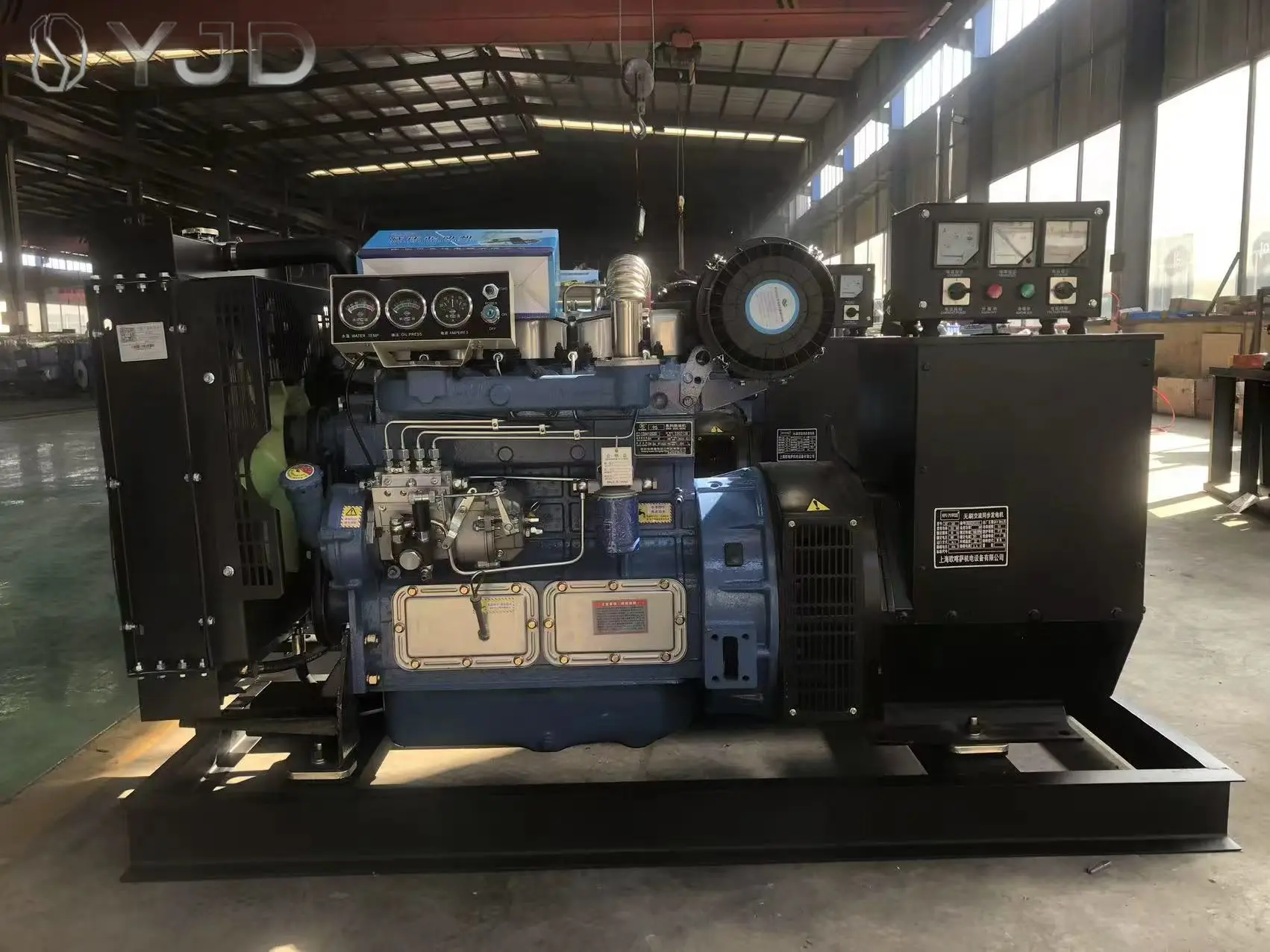 Weifang Engine Model ZH4105ZD 58KW 70KVA Three Phase 50/60HZ 110V 220V 380V Portable Open Frame Diesel Generator Set 12V DC 50Hz