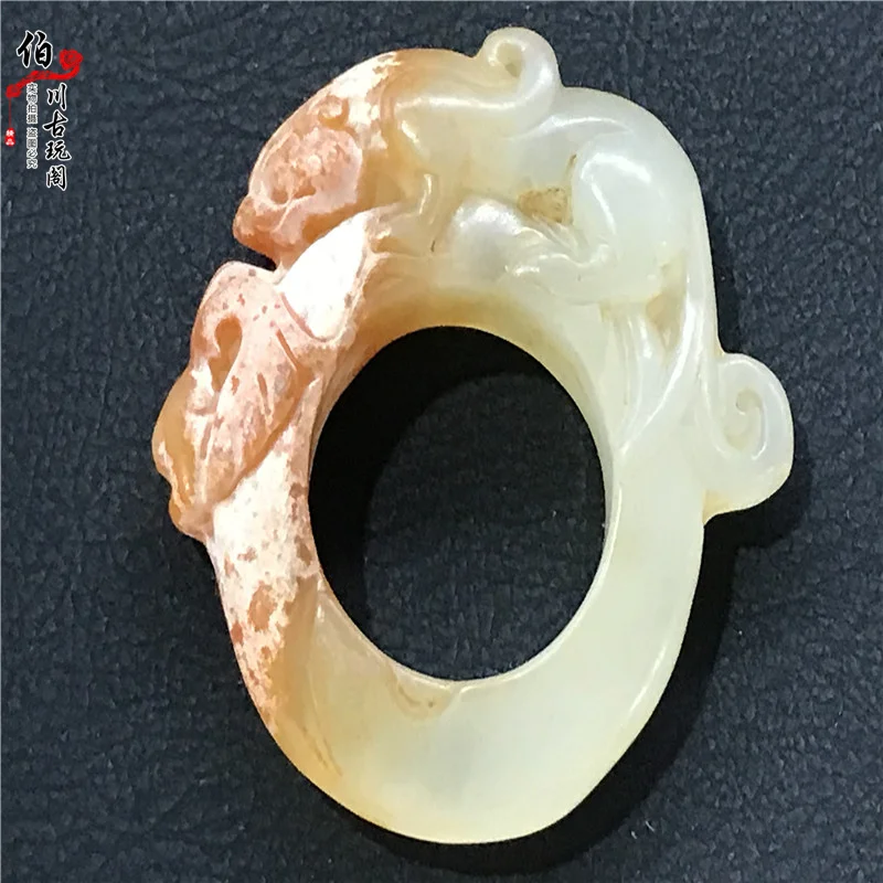 

Gaodong Jade Artifact Xiuyu Old Finger Ring Jade Goods Old Item Hanging Piece Pixiu