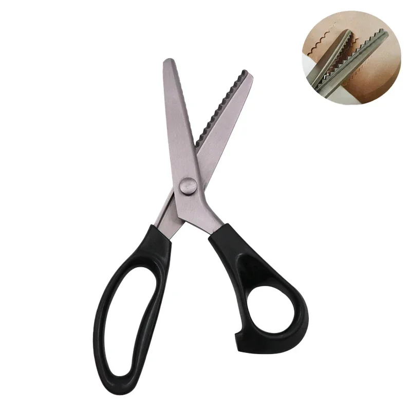 Scissors with Teeth Leather Crafts Sewing Accessories Textile Fabric Scissors Sewing Scissors  Tailor's Shears Hand Tools