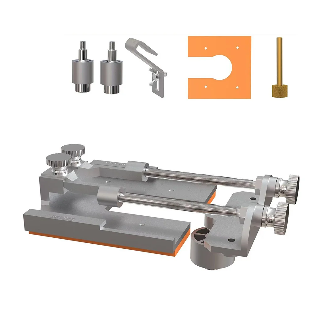 Quartz Countertop Slotting Positioner, Installation Roller Limiter Trimming, Polishing and Smooth, Simple Operation