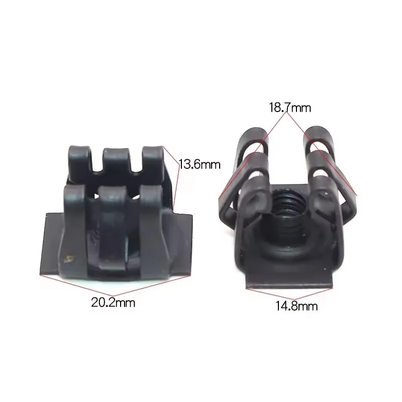 W718530S307 10PCS Q-35 Suitable for Buick Hideo new LaCrosse car front bumper trunk license plate screw base iron buckle