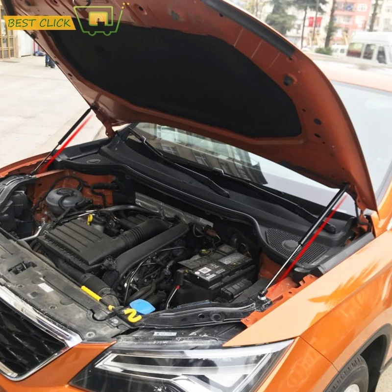 Do SEAT Toledo MK4 Ateca 2016 2017 2018 Przednia maska Hydrauliczny pręt Podnośnik silnika Sprężyna gazowa Amortyzator Akcesoria
