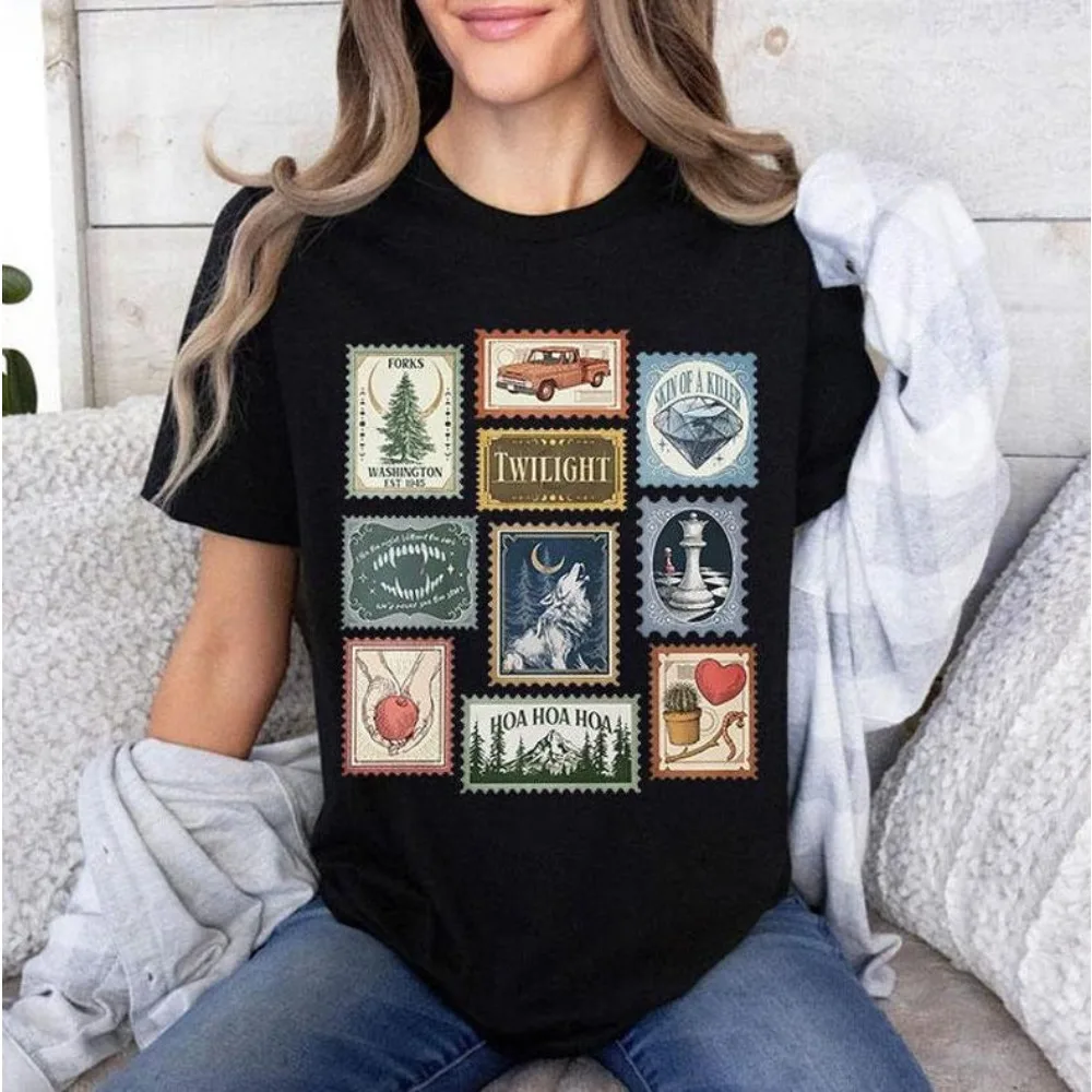 Twilight Inspired City of Forks Shirt Hoa Hoa Hoa Season T-Shirt Forks Washington Tee Vampire Aesthetic Shirts Book Lover Gift