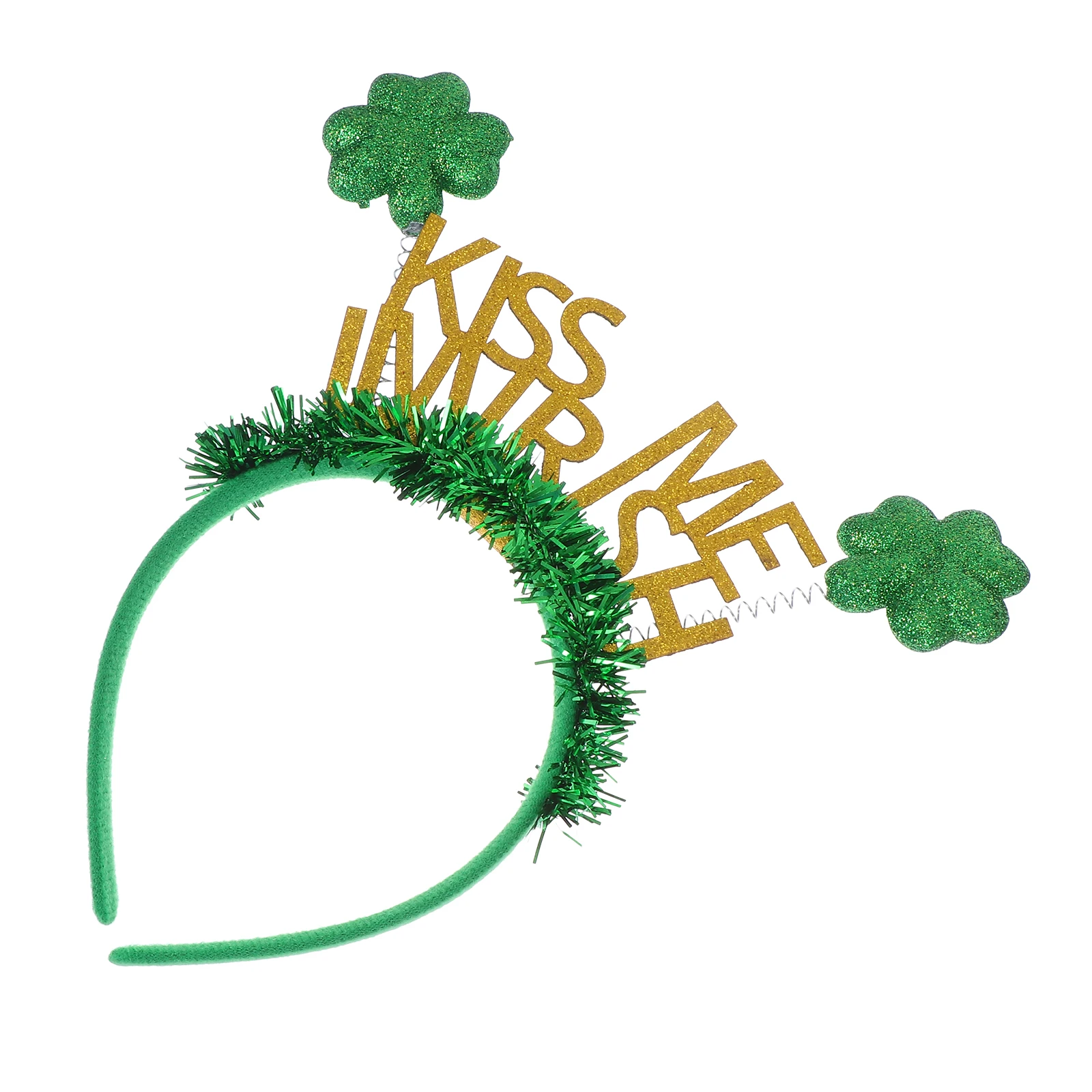 

Green Leaf Headb s Lightweight Durable Hair Accessories Patrick Day Props Foam Letters Headpiece Party Costume