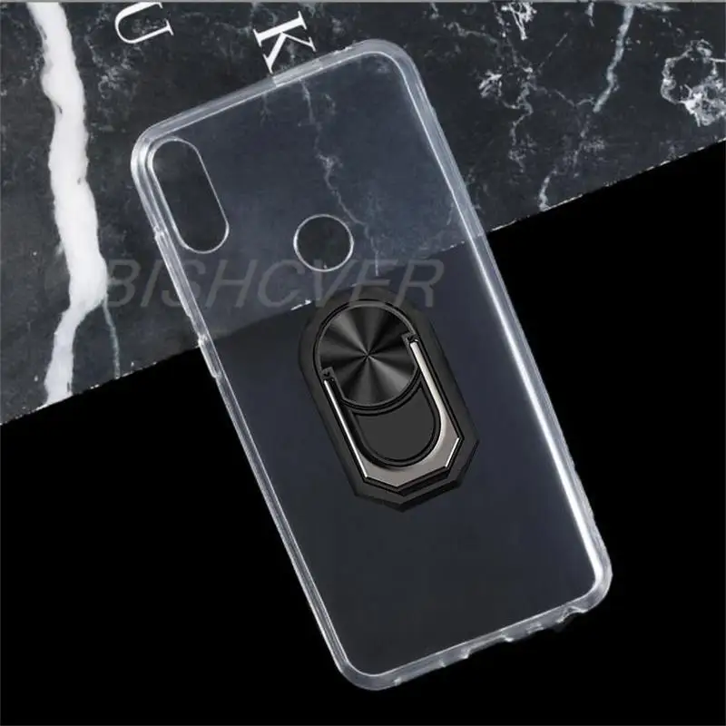 For Asus Zenfone Max Pro M1 ZB601KL ZB602KL X00TD X00TDB X00TDA Ring Holder Bracket Case Smartphone TPU Soft Silicone Cover