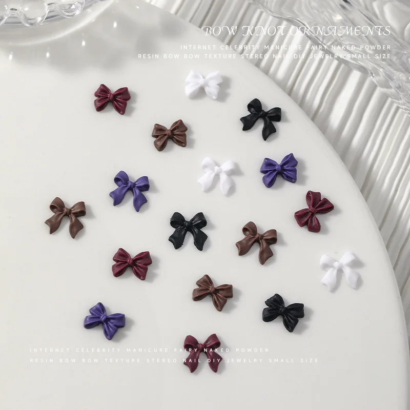 Bijoux Nail Art, Papillon Diamant, Papillon, Tempérament, Polyvalent, Décoration, Automne, Hiver, Document, Accessoires Ongles, Vente en Gros, 10Pcs