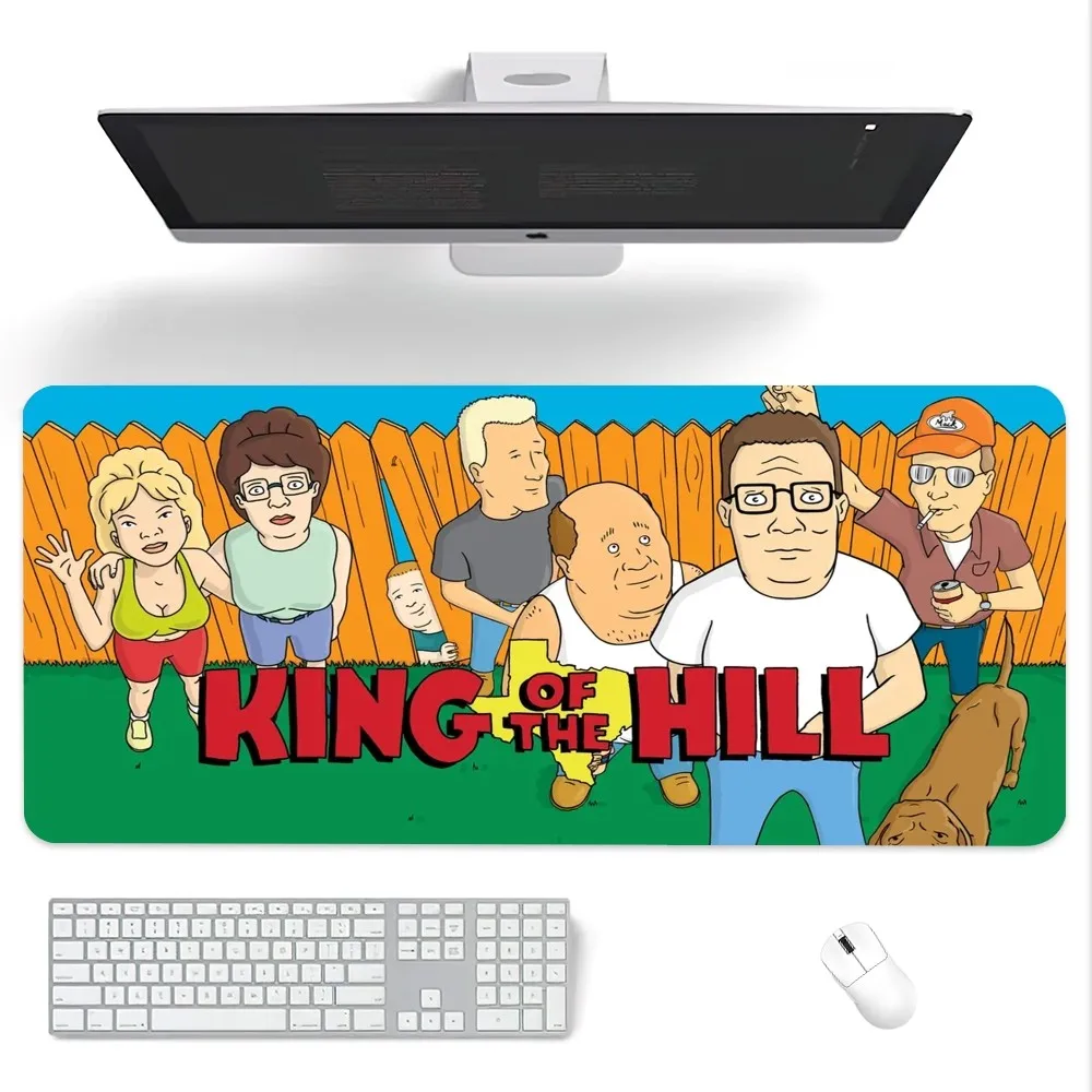 Cartoon K-King of the Hill Mouse Pad Computer Laptop Gaming Office Wrist Guard Non Slip Keyboard Pad