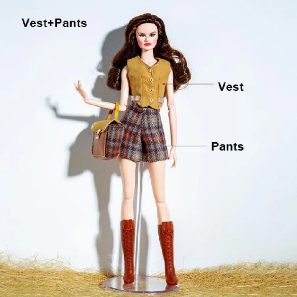 

European Style 32cm Supermodel Clothes Suit Fashion Multistyles Overcoat Accessories Set DIY Collector Gifts Princess Dress