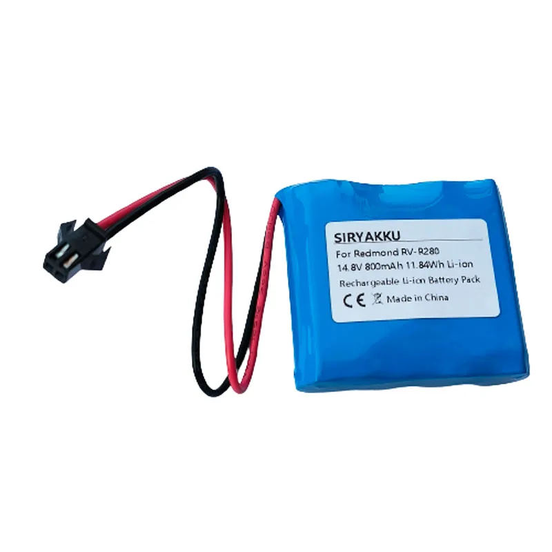 14.8V R290 R280 Replacement Battery Pack For Redmond RV-R280 RV-R290 Robot Vacuum Cleaner Part Accessories Batteries