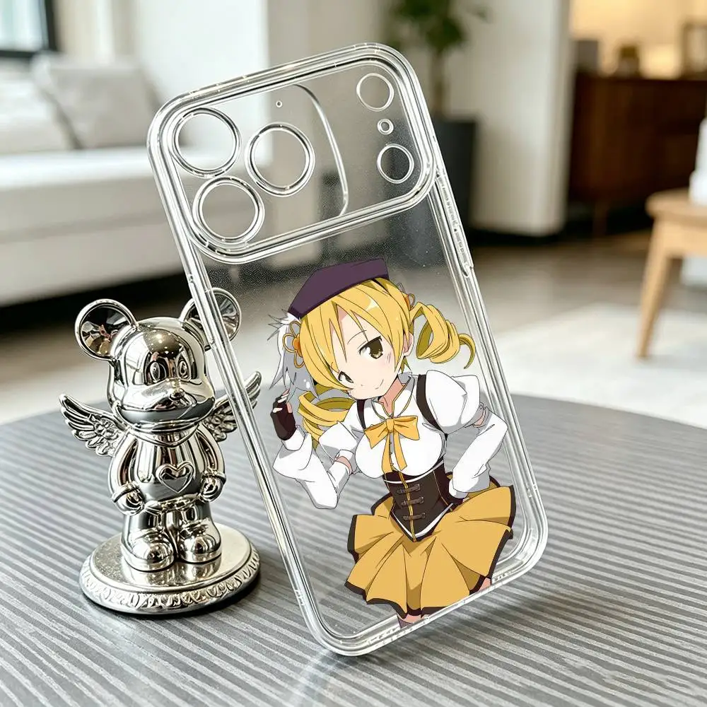Mami Tomoe Puella Magi M-Madoka Magica Phone Case Transparent Silicone Soft For iPhone18 17 16 15 14 13 12 11 Mini Pro Max Plus