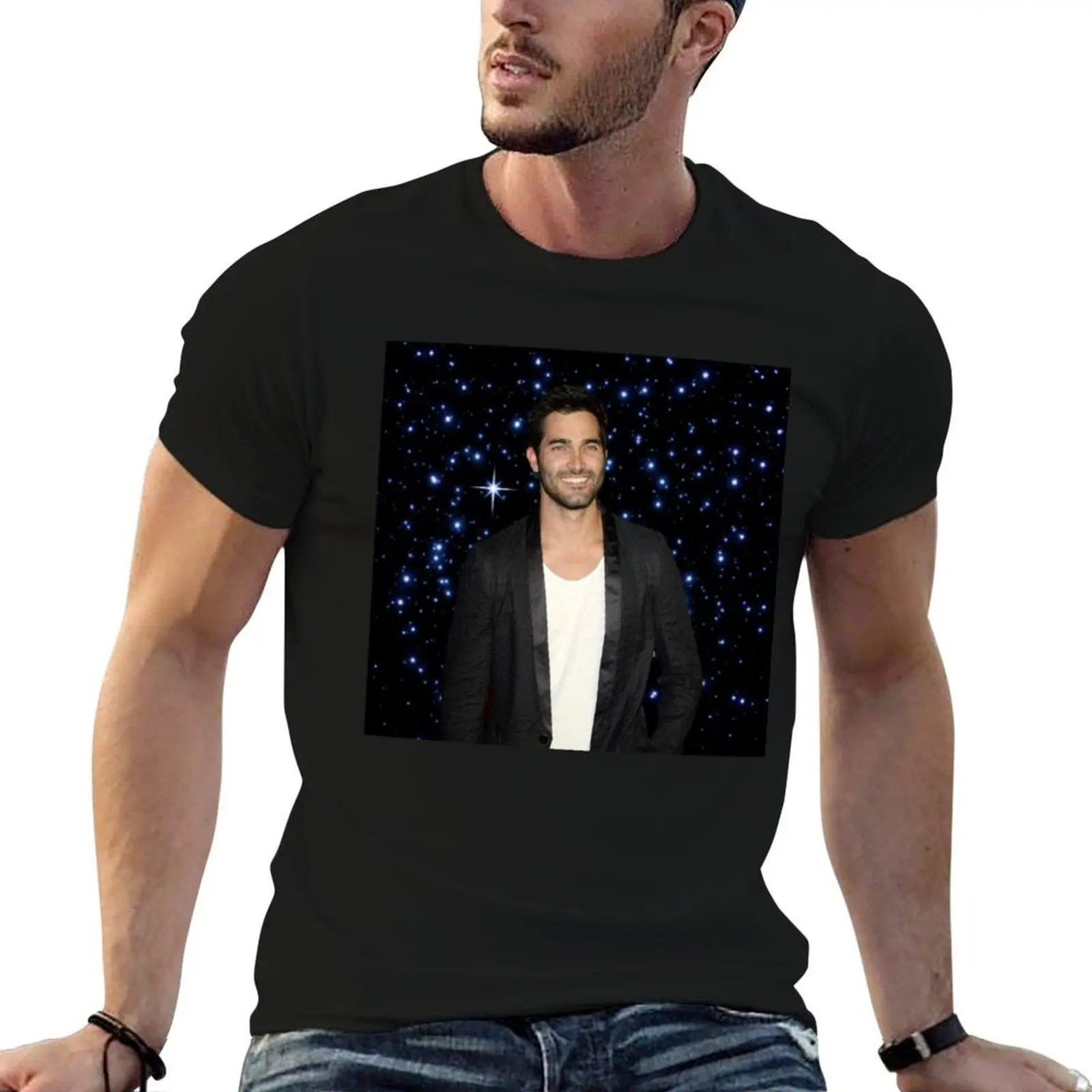 

Tyler Hoechlin Stars T-Shirt t shirts for man cotton funny t shirts dark humor T-Shirt