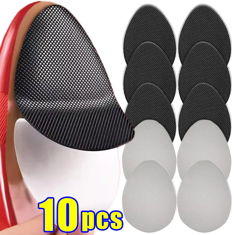 Rubber Non-slip Shoe Sole Protector Black Clear High Heel Sandal Wear-resistant Outsole Pad Frosted Mat Shoes Bottom Stickers