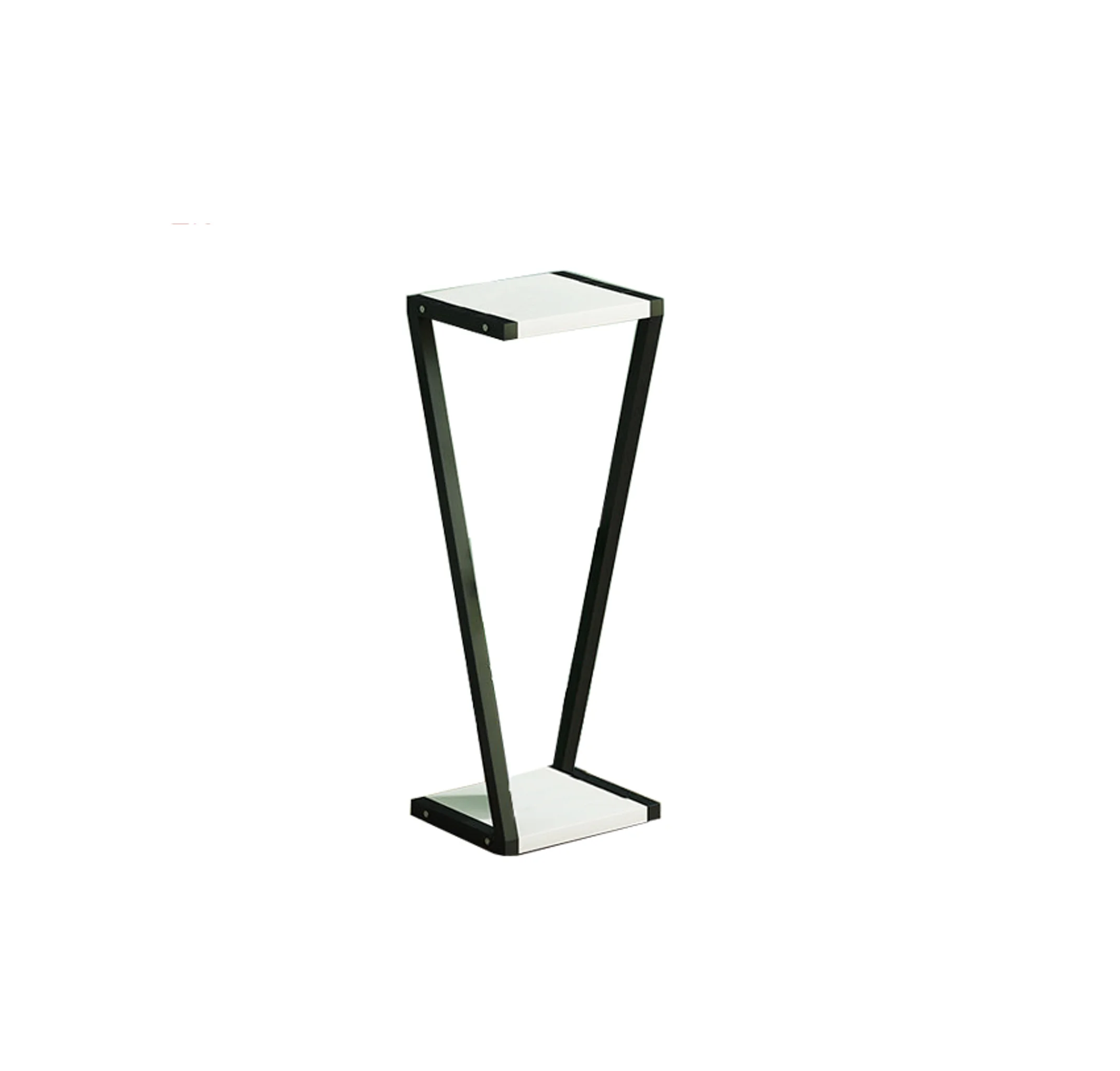 2-Layer Metal Flower Stand Home Storage & Organization Floor-Standing Decorative Plant Pot Rack