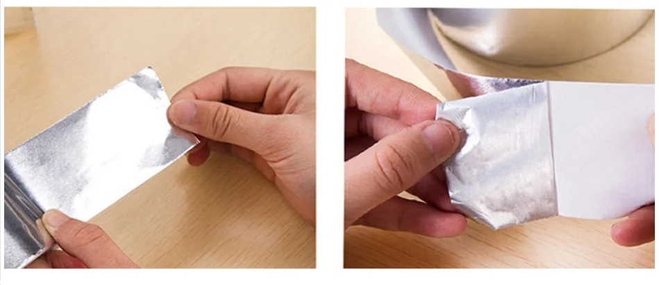 300mm Wide Thermal Resist Duct Repairs High Temperature Resistant Foil Adhesive Tape Useful Aluminium Foil Adhesive Sealing Tape