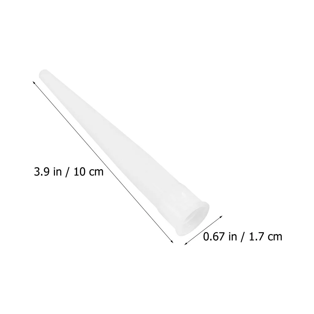50 قطعة فوهة الغراء الزجاجي قابلة لإعادة الاستخدام تسرب فوهات بلاستيكية لملحقات أداة السد سيليكون أدوات كهربائية صيانة