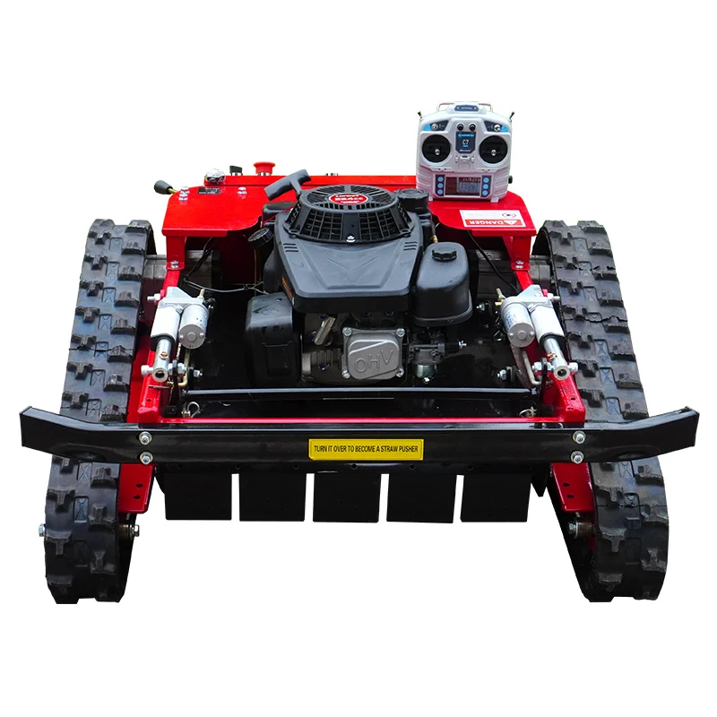 

Customized Multifunctional Remote Control Crawler Mini Lawn Mower Robot Small Robotic Garden Lawn Mower for Wasteland Mower on R
