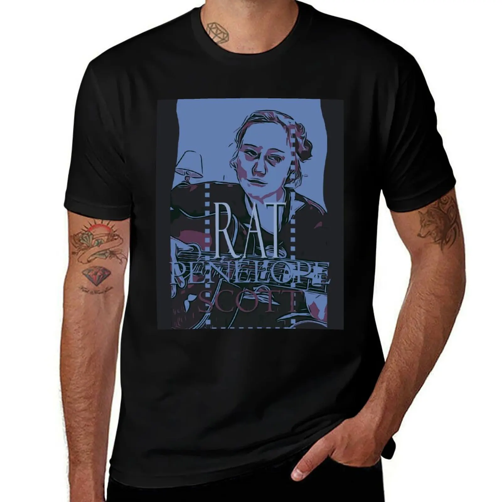 For the Future Black Penelope T-Shirt Cool Dry Performance T-Shirt