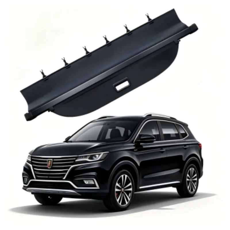 Cargo Cover Trunk Privacy Shade Rear Security Partition Anti-Theft Shield Retractable Organizer for Roewe RX5 Plus 2020