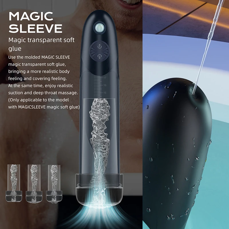 Penis Pump Penile Thicken Water Bath Penis Exerciser Sex​ Toys for Man Electric Sextoys Dick Massage Product Cock​ Stretch Toy