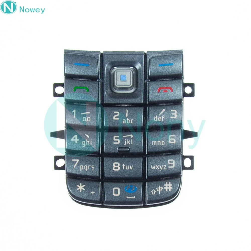 Nowey Cover Keyboard For 6020 6021 6230 6230i 6233 Mobile Phone English Russian Arabic Keypad Housing Replacement Parts